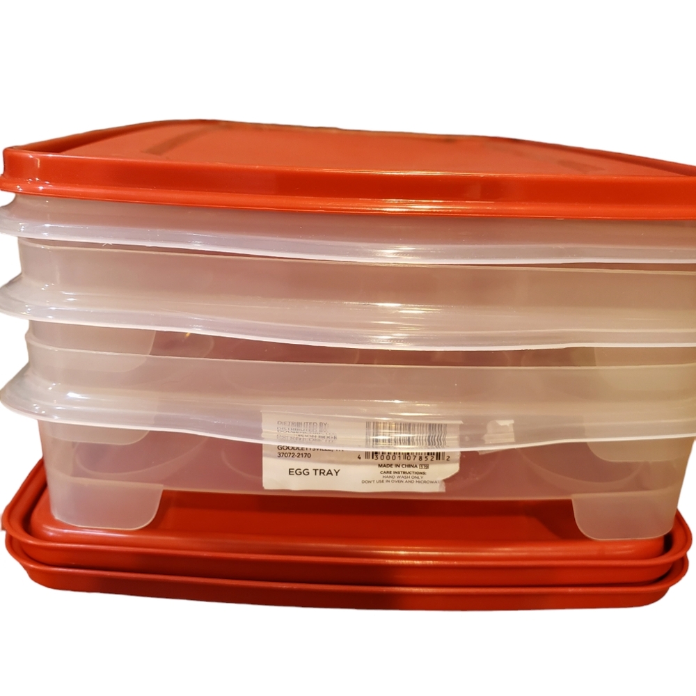 Three Egg Trays